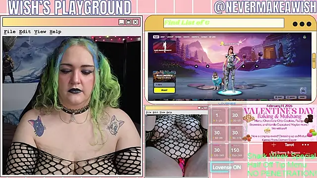 Snapshot of nevermakeawish chatting on 02-11-26, 04:40 nevermakeawish online show from 02-11-26, 04:40