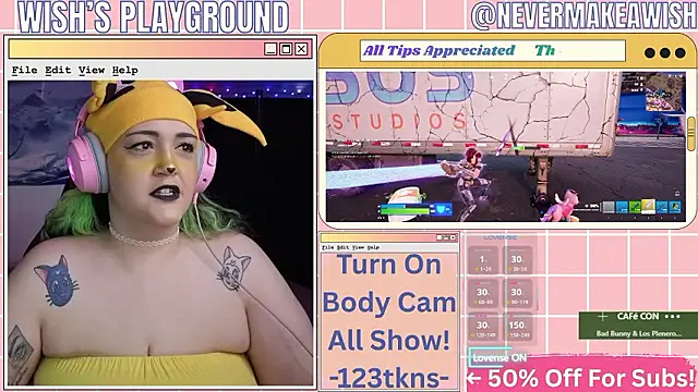 Snapshot of nevermakeawish chatting on 02-17-26, 03:42 nevermakeawish online show from 02-17-26, 03:42