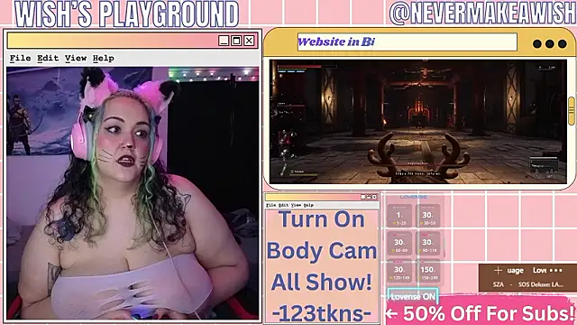 Snapshot of nevermakeawish chatting on 02-25-26, 04:34 nevermakeawish online show from 02-25-26, 04:34