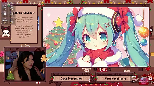 HanaMaria online show from 12-22-25, 02:22