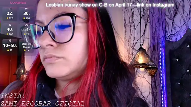 Zami Escobar of online show from 04-12-26, 05:05