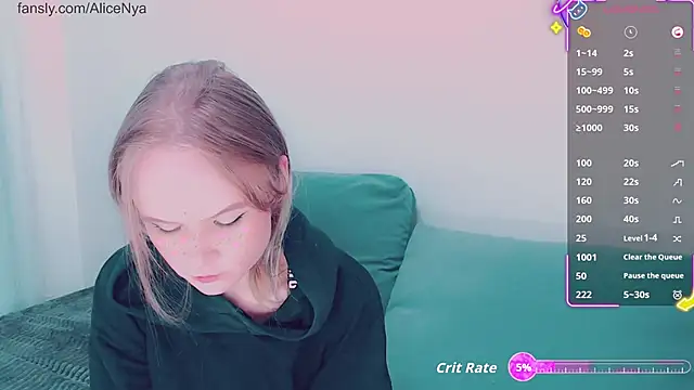 AliceNya cute online show from 11-23-25, 03:38