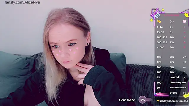 AliceNya cute online show from 11-28-25, 05:18