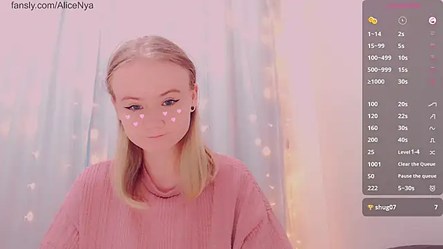 AliceNya cute online show from 01-11-26, 07:26