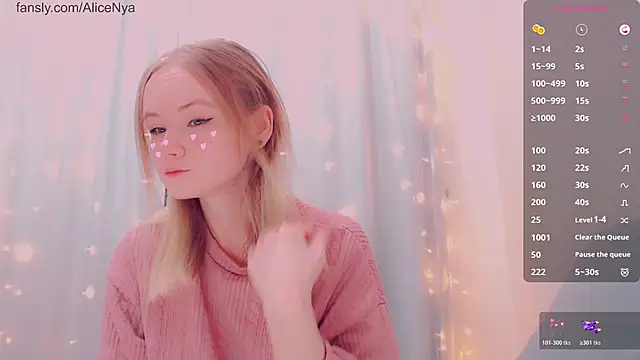 AliceNya cute online show from 01-13-26, 06:28