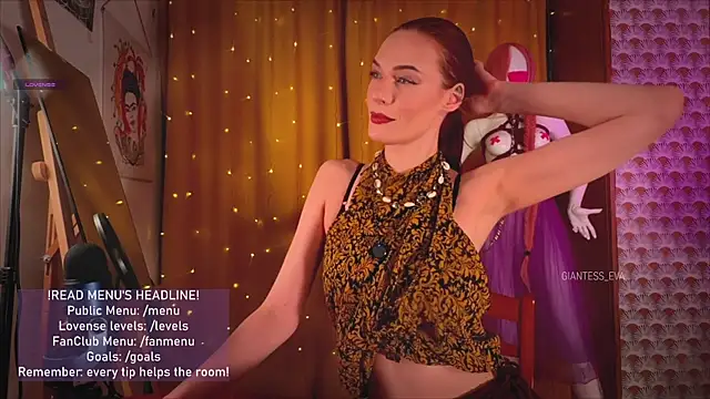 Giantess Eva online show from 04-13-26, 04:11