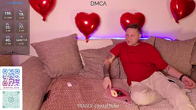 Crystal Neko online show from 02-06-26, 08:16