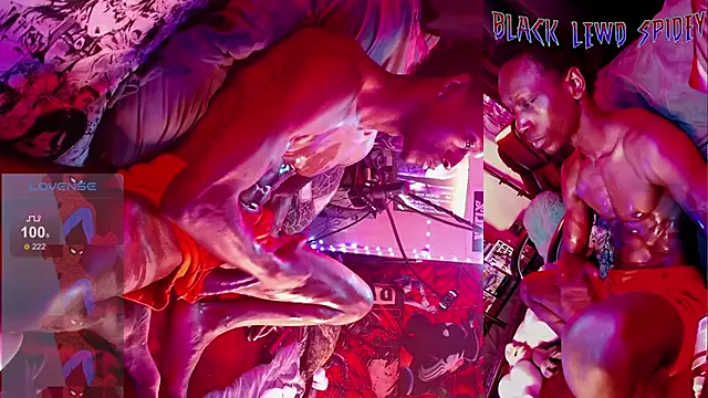 BlackLewdSpidey online show from 12-06-24, 06:53