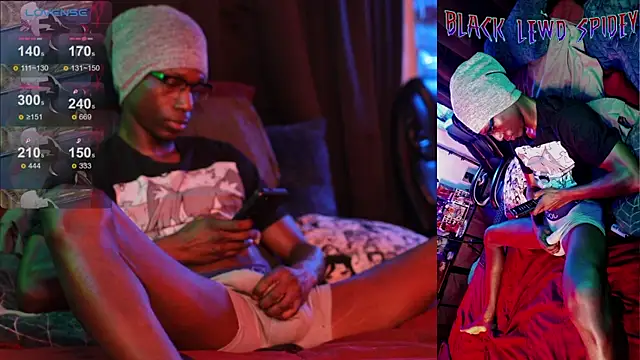 BlackLewdSpidey online show from 02-02-25, 05:26
