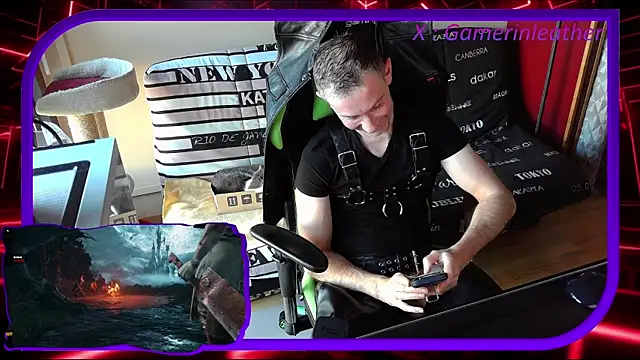 Gamerinleather online show from 11-11-25, 02:12