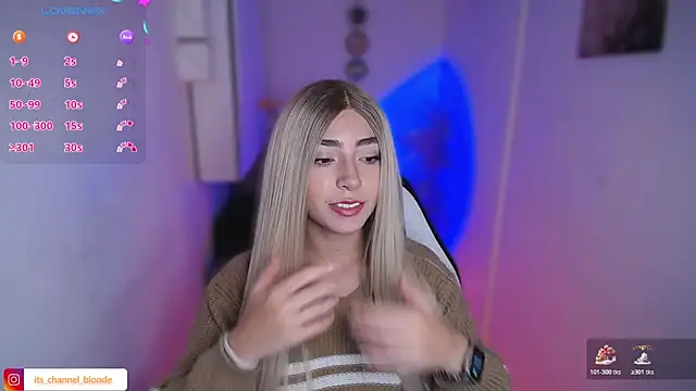 channel blondee online show from 03-13-26, 08:25