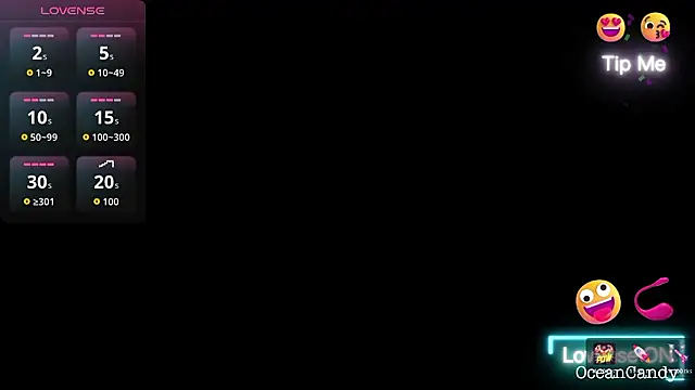 OceanCandy9 online show from 01-08-26, 03:07