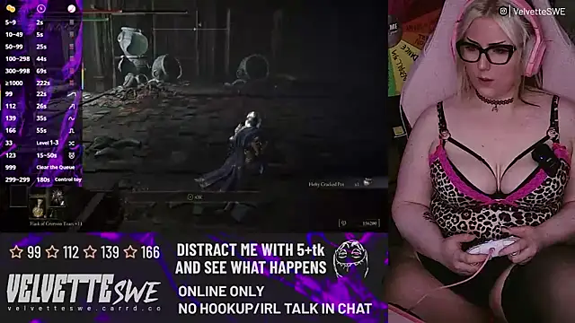 VelvetteSWE online show from 07-08-26, 09:04