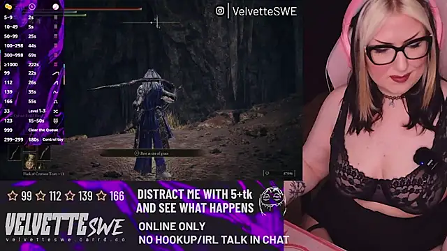 VelvetteSWE online show from 07-18-26, 05:32