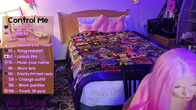 VioletBordeux online show from 01-19-26, 07:12