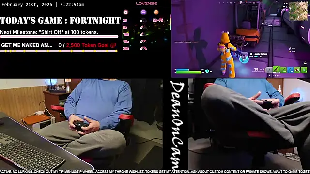 Snapshot of DeanonCam chatting on 02-21-26, 11:23 DeanonCam online show from 02-21-26, 11:23