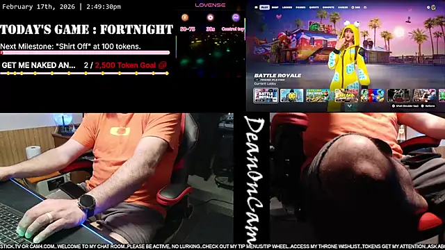 Snapshot of DeanonCam chatting on 02-17-26, 08:50 DeanonCam online show from 02-17-26, 08:50