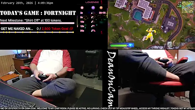 Snapshot of DeanonCam chatting on 02-26-26, 10:10 DeanonCam online show from 02-26-26, 10:10