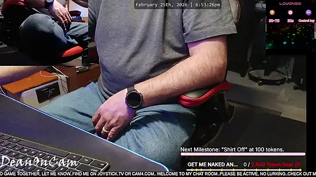 Snapshot of DeanonCam chatting on 02-26-26, 12:54 DeanonCam online show from 02-26-26, 12:54