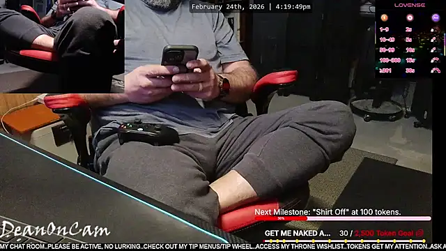 Snapshot of DeanonCam chatting on 02-24-26, 10:21 DeanonCam online show from 02-24-26, 10:21