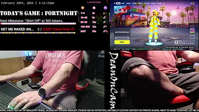 Snapshot of DeanonCam chatting on 02-18-26, 09:11 DeanonCam online show from 02-18-26, 09:11