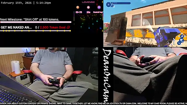 Snapshot of DeanonCam chatting on 02-15-26, 11:14 DeanonCam online show from 02-15-26, 11:14