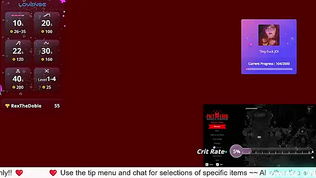 RileySynn online show from 07-12-26, 06:09