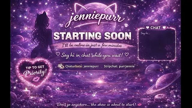 Snapshot of purrjennie chatting on 03-29-26, 05:47 purrjennie online show from 03-29-26, 05:47