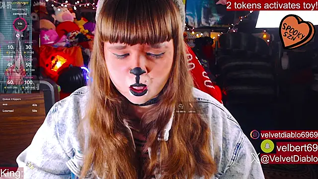VelvetDiablo online show from 10-21-25, 12:21