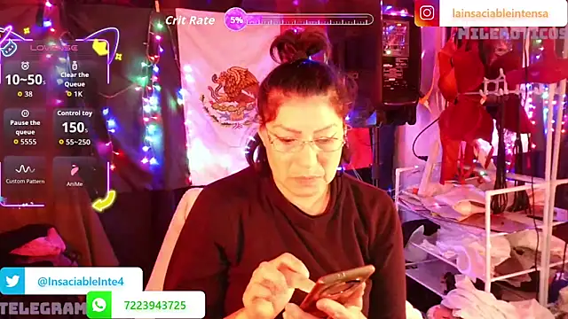 LaInsaciableIntensa online show from 03-08-26, 01:44