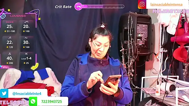 LaInsaciableIntensa online show from 03-20-26, 02:45