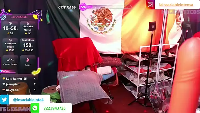 LaInsaciableIntensa online show from 09-25-25, 02:17