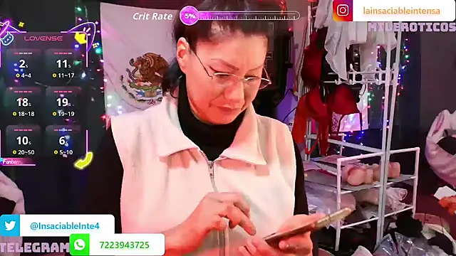 LaInsaciableIntensa online show from 03-07-26, 02:18