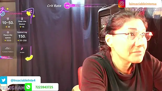 LaInsaciableIntensa online show from 05-17-26, 12:10