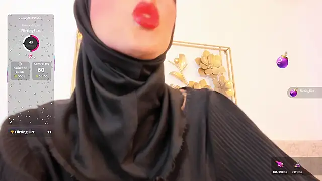 Snapshot of hanajameela chatting on 05-26-26, 12:14 hanajameela online show from 05-26-26, 12:14