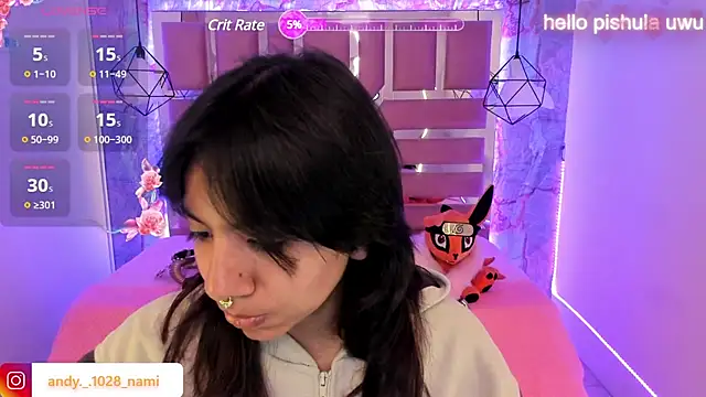 Snapshot of Nami_usagi chatting on 01-20-25, 12:07 Nami usagi online show from 01-20-25, 12:07