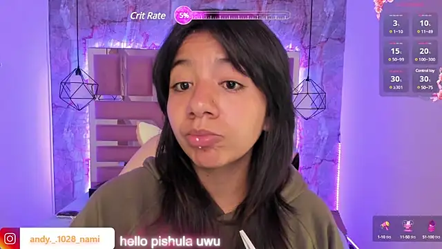 Snapshot of Nami_usagi chatting on 02-27-25, 11:50 Nami usagi online show from 02-27-25, 11:50