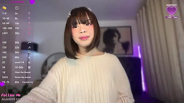 SweetCheska19 online show from 06-26-26, 04:24