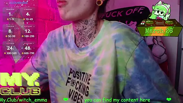 Witch Emma online show from 03-26-26, 07:45