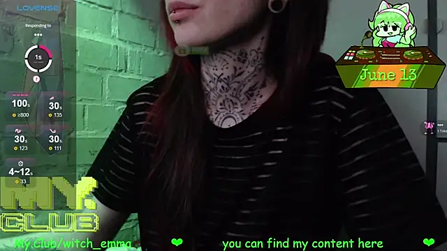 Snapshot of Witch_Emma chatting on 06-13-26, 08:01 Witch Emma online show from 06-13-26, 08:01