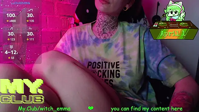 Witch Emma online show from 04-01-26, 01:52