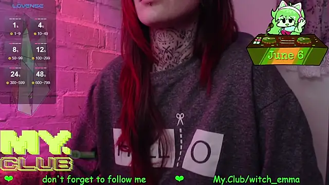 Witch Emma online show from 06-06-26, 05:56