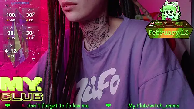 Witch Emma online show from 02-13-26, 07:30