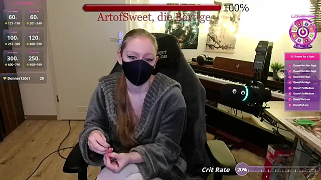 ArtofSweet online show from 07-01-26, 07:03
