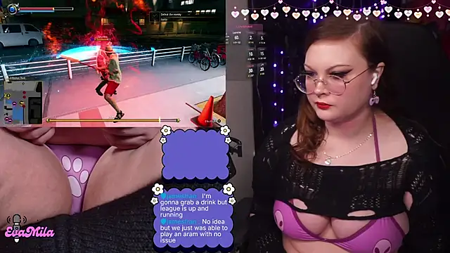 Snapshot of evamila chatting on 02-21-26, 01:51 evamila online show from 02-21-26, 01:51