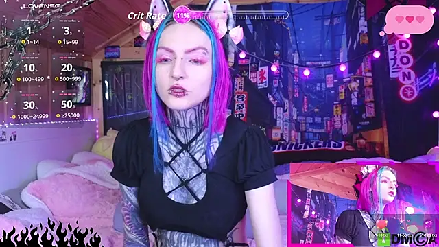 Snapshot of NekoCyber chatting on 02-18-26, 05:05 NekoCyber online show from 02-18-26, 05:05