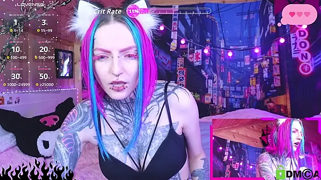 Snapshot of NekoCyber chatting on 02-22-26, 04:59 NekoCyber online show from 02-22-26, 04:59