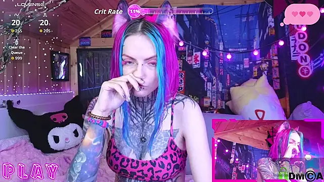 Snapshot of NekoCyber chatting on 02-28-26, 04:56 NekoCyber online show from 02-28-26, 04:56