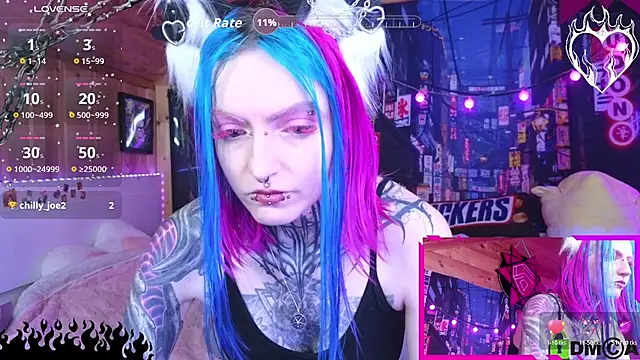 Snapshot of NekoCyber chatting on 05-17-26, 05:18 NekoCyber online show from 05-17-26, 05:18