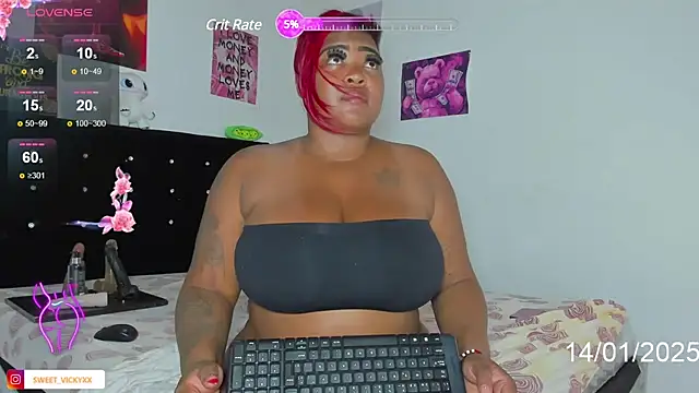 Snapshot of SWEETVICKY_XX chatting on 01-14-25, 11:05 SWEETVICKY XX online show from 01-14-25, 11:05